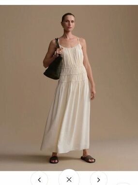 Jenni Kayne Wynn Dress XS $495 Cream